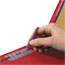 Smead Pressboard End Tab Folders, Letter, Six-Section, Bright Red, 10/Box Thumbnail 4