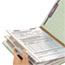 Smead Pressboard Classification Folders, Tab, Letter, Six-Section, Gray/Green, 10/Box Thumbnail 7