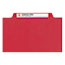 Smead 3" Expansion Folders with 2/5 Cut Tab, Letter, Eight-Section, Bright Red, 10/Box Thumbnail 7