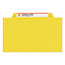 Smead 3" Expansion Classification Folder, 2/5 Cut, Letter, 8-Section, Yellow, 10/Box Thumbnail 5
