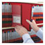 Smead Pressboard End Tab Folders, Legal, Six-Section, Bright Red, 10/Box Thumbnail 6