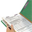 Smead Pressboard Classification Folders, Legal, Four-Section, Green, 10/Box Thumbnail 6