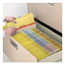 Smead 3" Expansion Classification Folders, 2/5 Cut, Legal, 8-Section, Yellow, 10/Box Thumbnail 6