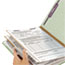 Smead Pressboard Classification Folders, Tab, Legal, Six-Section, Gray/Green, 10/Box Thumbnail 7
