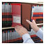Smead Pressboard End Tab Classification Folder, Legal, Six-Section, Red, 10/Box Thumbnail 6