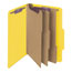 Smead 3" Expansion Classification Folders, 2/5 Cut, Legal, 8-Section, Yellow, 10/Box Thumbnail 8