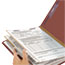 Smead Pressboard Classification Folders w/ Self Tab, Legal, Six-Section, Red, 10/Box Thumbnail 8