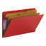 Smead Pressboard End Tab Folders, Legal, Six-Section, Bright Red, 10/Box Thumbnail 8
