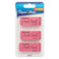 Paper Mate® Pink Pearl Eraser, Large, 3/Pack Thumbnail 2