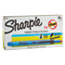 Sharpie Accent Retractable Highlighters, Chisel Tip, Fluorescent Blue, Dozen Thumbnail 1