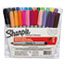 Sharpie Permanent Markers, Ultra Fine Point, Assorted, 24/Set Thumbnail 1