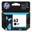 HP 63 Ink Cartridge, Black (F6U62AN) Thumbnail 1