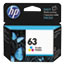 HP 63 Ink Cartridge, Tri-color (F6U61AN) Thumbnail 1
