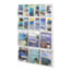 Safco® Reveal Clear Literature Displays, 18 Compartments, 30w x 2d x 45h, Clear Thumbnail 3