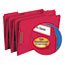 Smead Folders, Two Fasteners, 1/3 Cut Assorted, Top Tab, Legal, Red, 50/Box Thumbnail 1