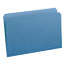 Smead File Folders, Straight Cut, Reinforced Top Tab, Legal, Blue, 100/Box Thumbnail 7
