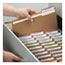Smead 11 Point Kraft Folders, Two Fasteners, 1/3 Cut Top Tab, Letter, Brown, 50/Box Thumbnail 5