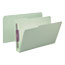 Smead Three Inch Expansion Fastener Folder, 1/3 Top Tab, Legal, Gray Green, 25/Box Thumbnail 4