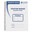 C-Line® Visitor Badges with Registry Log, 3 1/2 x 2, White, 150/Box Thumbnail 3
