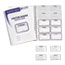 C-Line® Visitor Badges with Registry Log, 3 1/2 x 2, White, 150/Box Thumbnail 1