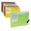 C-Line Write-On Expanding Poly File Folders, 1" Exp., Letter, Assorted Colors, 25/BX Thumbnail 4