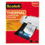 Scotch™ Letter Size Thermal Laminating Pouches, 3 mil, 11 1/2 x 9, 50/Pack Thumbnail 1