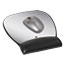 3M™ Precise Leatherette Mouse Pad w/Wrist Rest, Nonskid Base, 8-3/4 x 9-1/4, Black Thumbnail 2