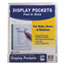 C-Line® Display Pockets, 8 1/2" x 11", Polypropylene, 10/Pack Thumbnail 3