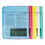C-Line® Colored Polypropylene Sheet Protector, Assorted Colors, 2", 11 x 8 1/2, 50/BX Thumbnail 4