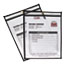 C-Line® Shop Ticket Holders, Stitched, Both Sides Clear, 75 Sheet Capacity, 9 x 12, 25/BX Thumbnail 2