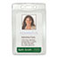 Advantus Security ID Badge Holder, Vertical, 3.13" x 4.88", Clear, 50/Box Thumbnail 2