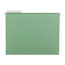 Smead Color Hanging Folders with 1/3-Cut Tabs, 11 Pt. Stock, Green, 25/BX Thumbnail 1