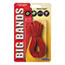 Alliance Rubber Company Big Bands Rubber Bands, 7 x 1/8, Red, 12/Pack Thumbnail 1