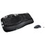 Logitech MK550 Wireless Desktop Set, Keyboard/Mouse, USB, Black Thumbnail 3