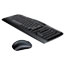 Logitech® MK320 Wireless Desktop Set, Keyboard/Mouse, USB, Black Thumbnail 3