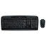 Logitech® MK320 Wireless Desktop Set, Keyboard/Mouse, USB, Black Thumbnail 2