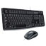 Logitech® MK120 Wired Desktop Set, Keyboard/Mouse, USB, Black Thumbnail 1