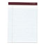 TOPS™ Docket Ruled Perforated Pads, Legal/Wide, Letter, White, 50 Sheets, Dozen Thumbnail 1
