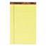 TOPS™ The Legal Pad Ruled Perf Pad, Legal/Wide, 8 1/2 x 14, Canary, 50 Sheets, Dozen Thumbnail 1
