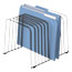 Fellowes® Wire Desktop Organizer, 11 Comp, Steel, 9 x 11 3/8 x 8, Black Thumbnail 4