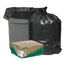 Earthsense® Commercial Recycled Can Liners, 56gal, 2mil, 43 x 47, Black, 100/Carton Thumbnail 1