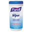 PURELL® Hand Sanitizing Wipes, 5 7/10 x 7 1/2, Clean Refreshing Scent, 40/Canister Thumbnail 1