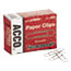 ACCO® Smooth Economy Paper Clip, Steel Wire, Jumbo, Silver, 100/Box, 10 Boxes/Pack Thumbnail 1
