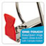 Cardinal® SuperLife Easy Open Locking Slant-D Ring Binder, 5" Cap, 11 x 8 1/2, Black Thumbnail 3
