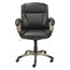 Alera Alera Veon Series Low-Back Bonded Leather Task Chair, Supports 275 lb, 17.72" to 20.67" Seat, Black Seat/Back, Graphite Base Thumbnail 2