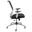 HON Boda Series High-Back Work Chair, Padded Mesh Seat, Mesh Back, Black Thumbnail 3