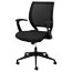 HON Basyx Mesh Mid-Back Task Chair, Center-Tilt, Tension, Lock, Fixed Arms, Black Thumbnail 8