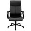 HON VL680 Series Big & Tall Leather Chair, Supports up to 450 lbs., Black Thumbnail 4
