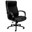 HON VL680 Series Big & Tall Leather Chair, Supports up to 450 lbs., Black Thumbnail 1