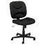 HON® ValuTask Low-Back Task Chair, Center-Tilt, Tension, Lock, Black Sandwich Mesh Thumbnail 1